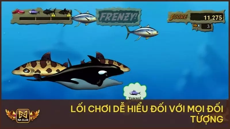 Cá Lớn Cá Bé - Thể Loại Giải Trí Đỉnh Cao Đầy Lôi Cuốn 1 Lối chơi dễ hiểu đối với mọi đối tượng